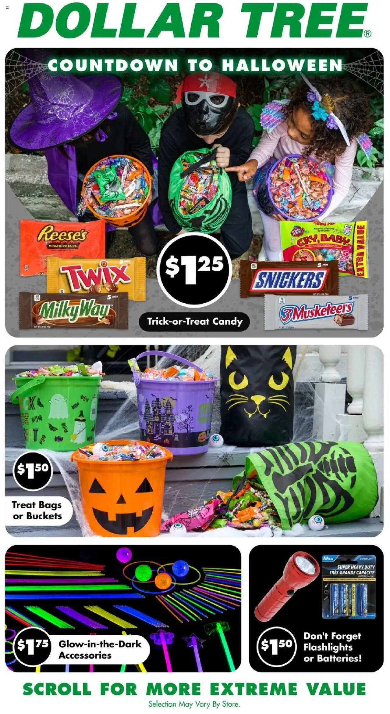 Dollar Tree Weekly Ad - page 1- valid from 10/12/2025