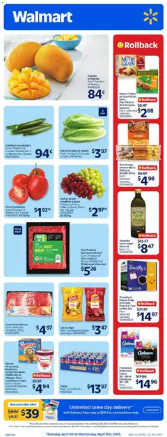 Preview Walmart weekly flyer valid from Apr 9, 2026
