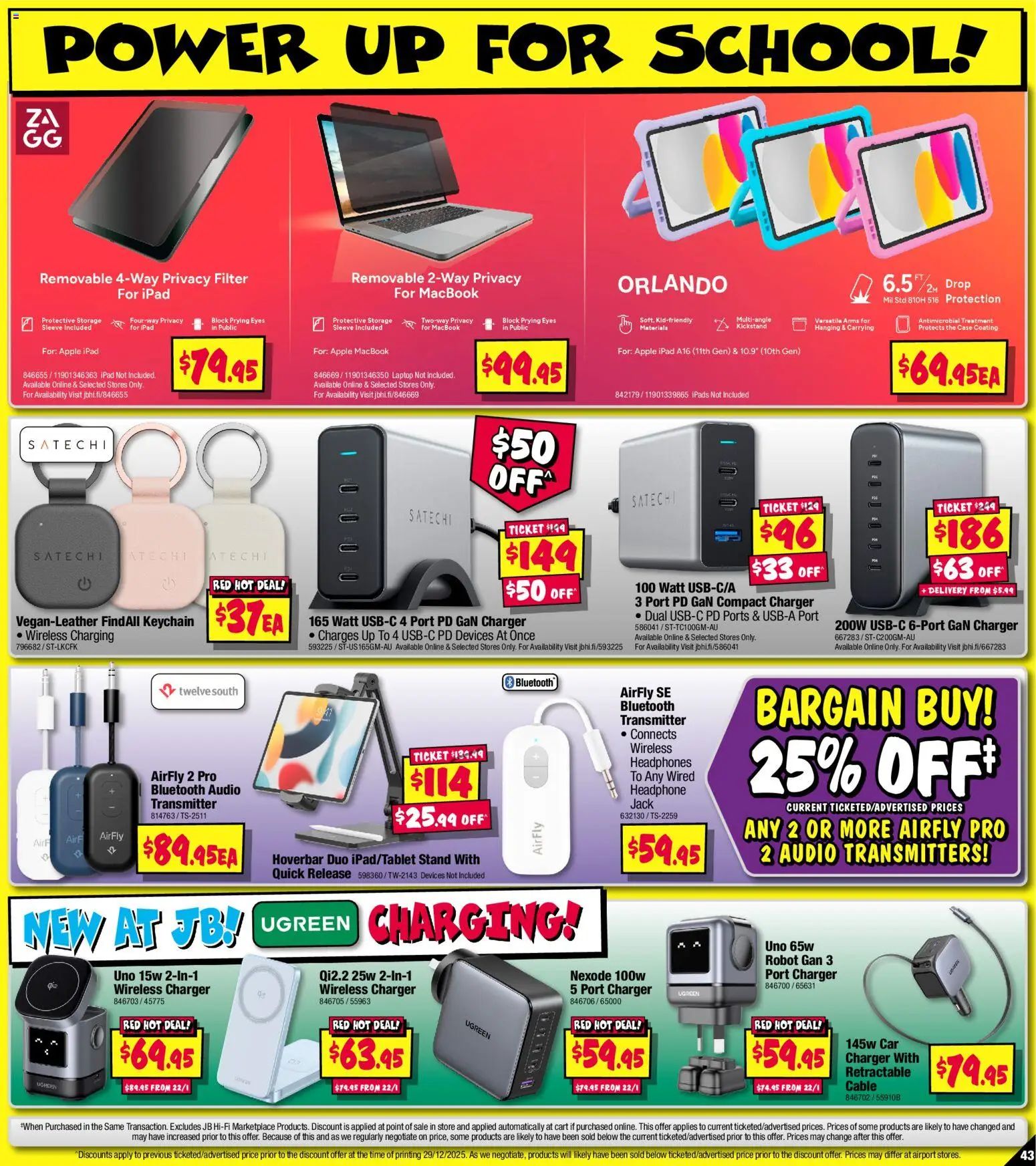 JB Hi-Fi - School time sellout on computers - page 43- valid from 08/01/2026