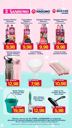 Pré-visualização Nagumo - Ofertas Sanremo válida a partir de 17/09/2025