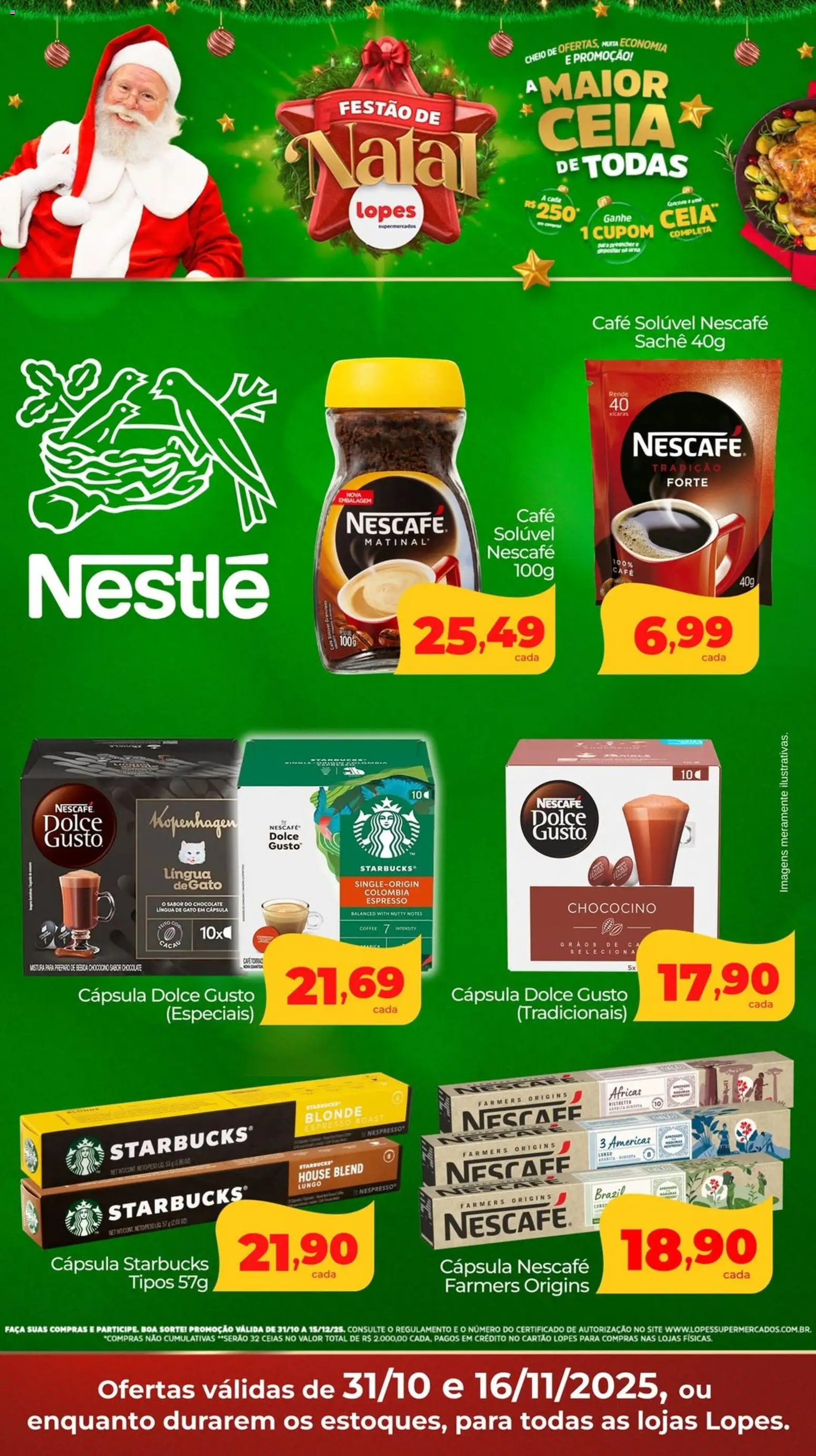 Lopes Supermercados - Ofertas da semana - página 1- válido a partir de 31/10/2025
