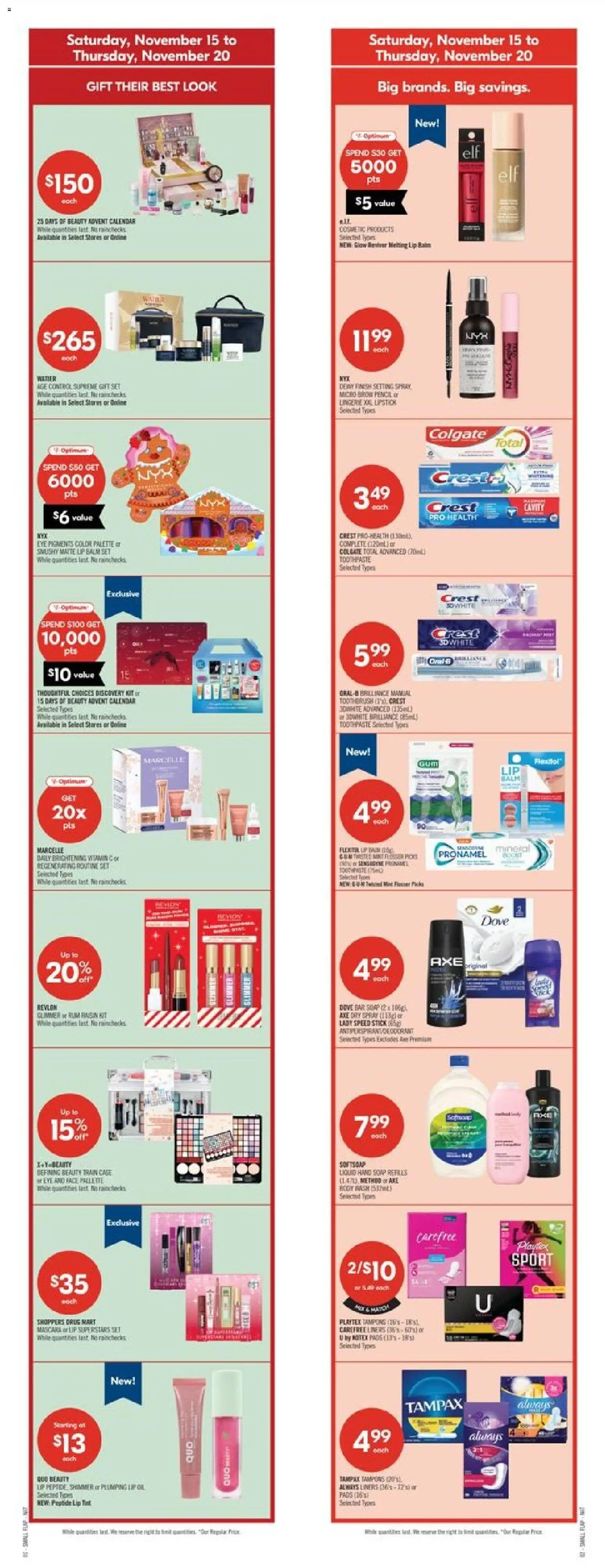 Shoppers weekly flyer / circulaire - page 2- valid from Nov 15, 2025