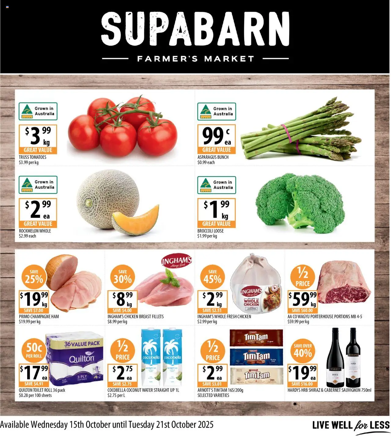 Supabarn  Catalogue  - page 1- valid from 15/10/2025