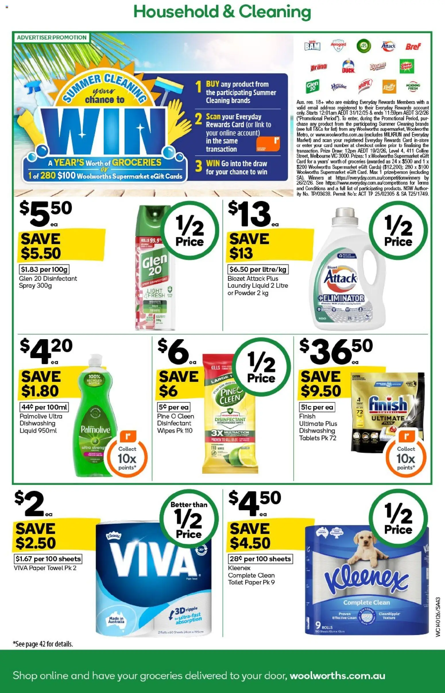 Weekly catalogue Woolworths MIL 14/01 - page 43- valid from 14/01/2026