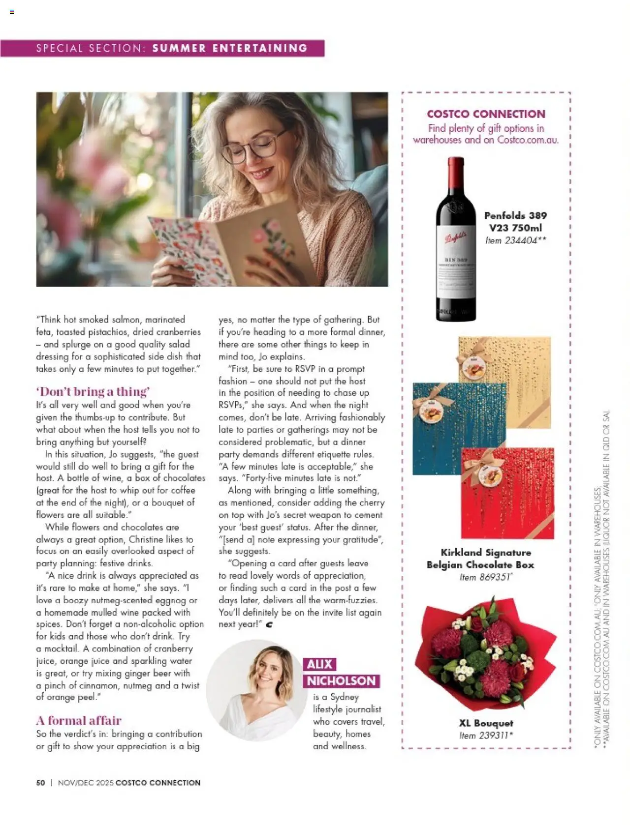 Costco Magazine Nov/Dec 2025 - page 50- valid from 01/11/2025
