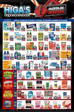 Pré-visualização Higa's Supermercado - Ofertas da semana válida a partir de 21/01/2026