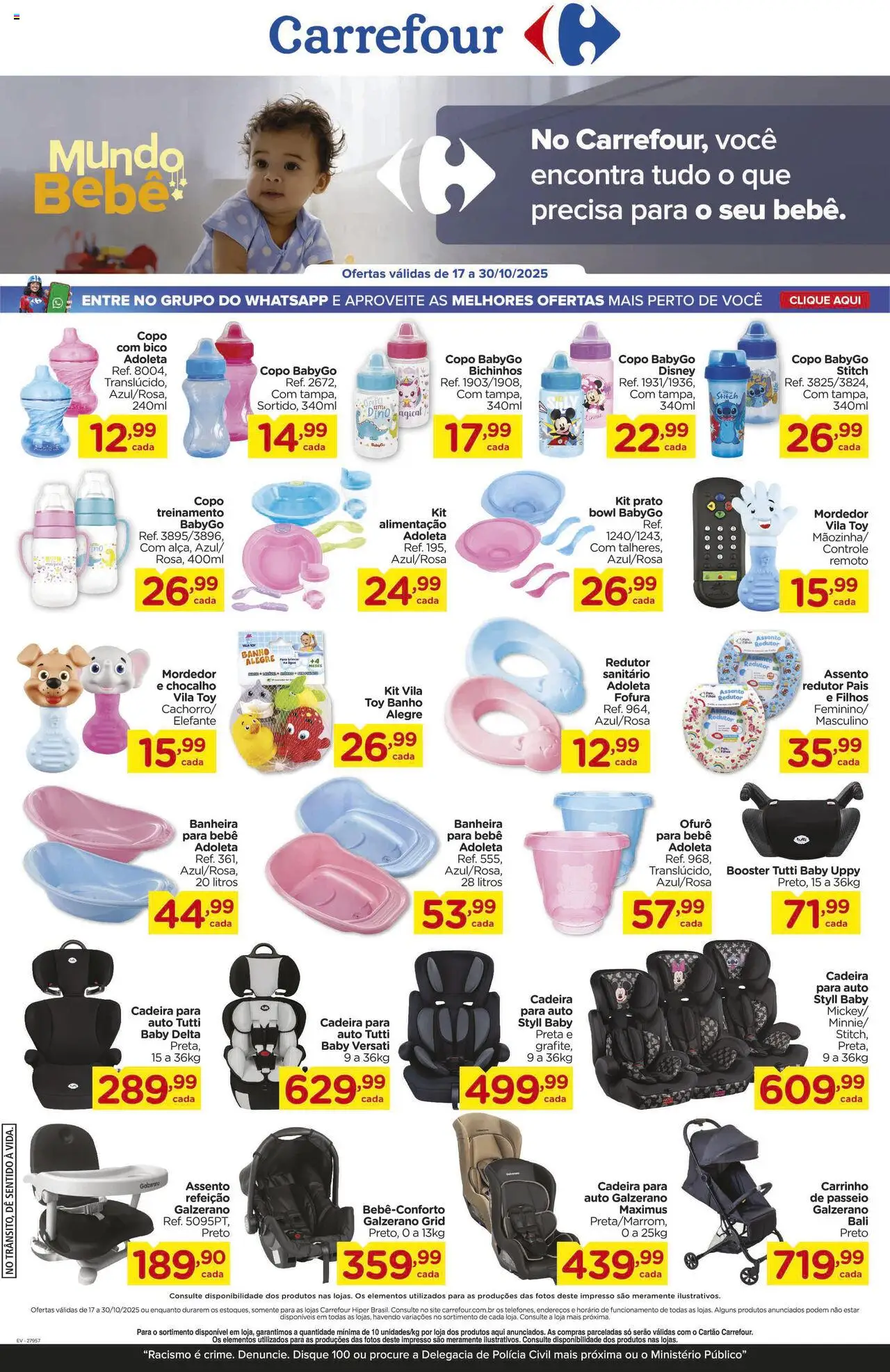 Carrefour - Ofertas Mundo Bebê - página 1- válido a partir de 17/10/2025
