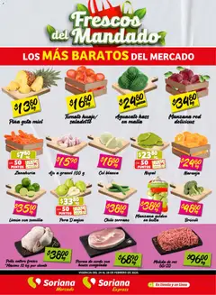 Soriana - Frescos del Mandado Mercado: BCS, Son y Sin válido desde 24/02/2026