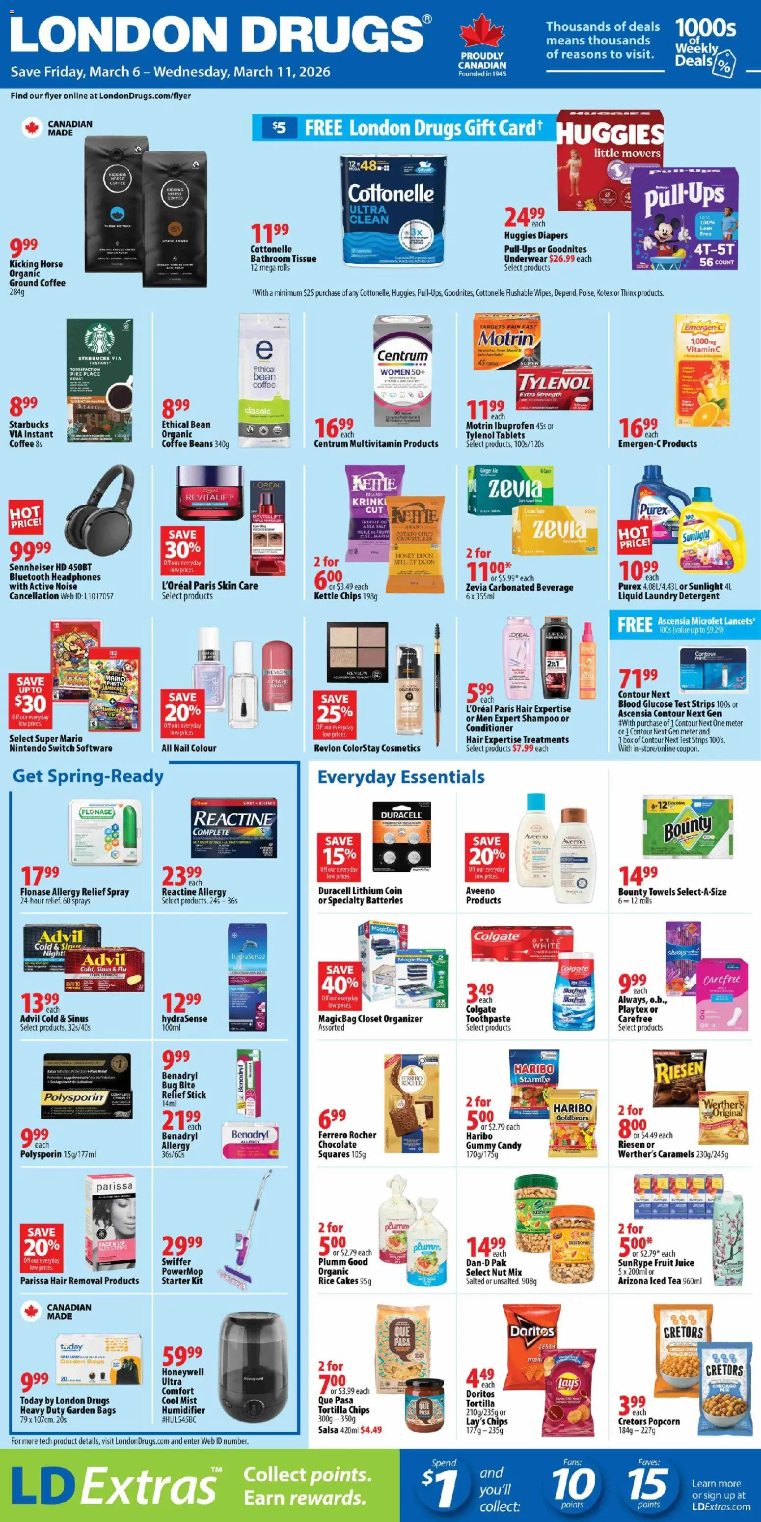 London Drugs weekly flyer / circulaire - page 1- valid from Mar 6, 2026