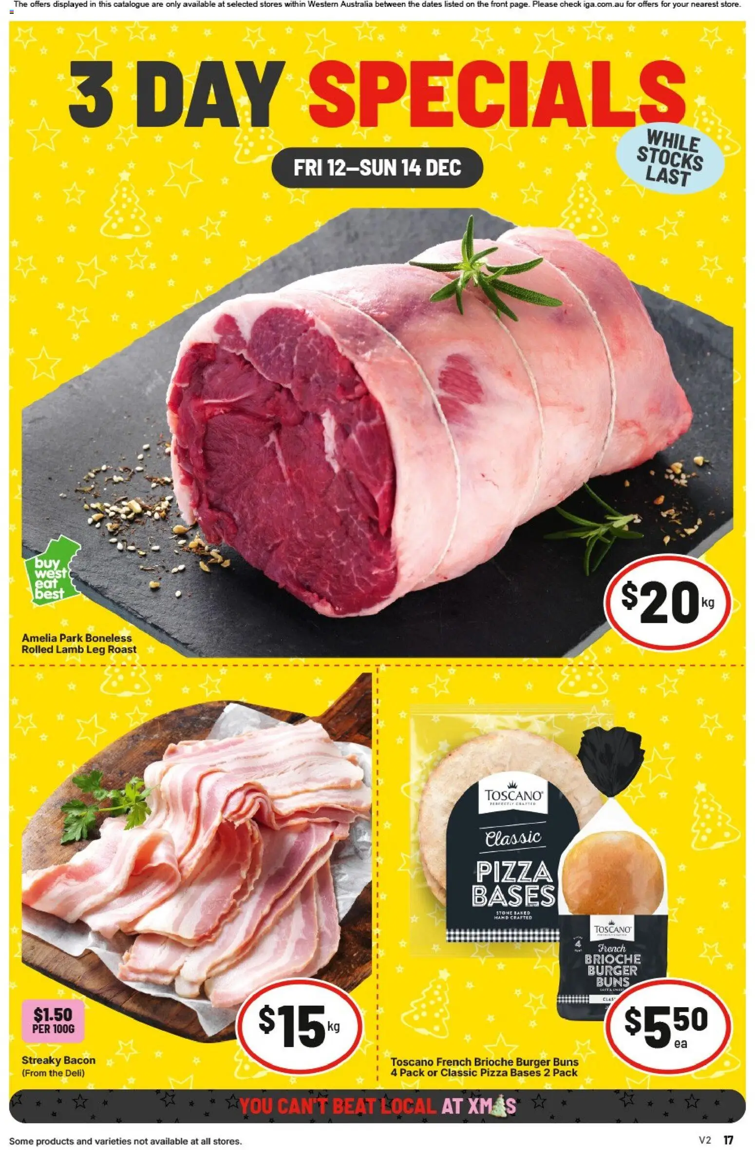IGA - 3 Day Specials NT/WA - page 1- valid from 12/12/2025