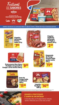 Pré-visualização Extra - Ofertas de Mercado Festival de Sabores válida a partir de 14/10/2025