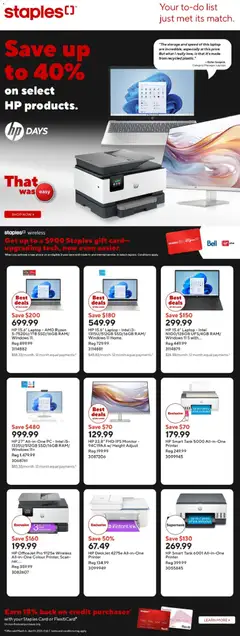 Preview Staples weekly flyer / circulaire valid from Mar 27, 2026