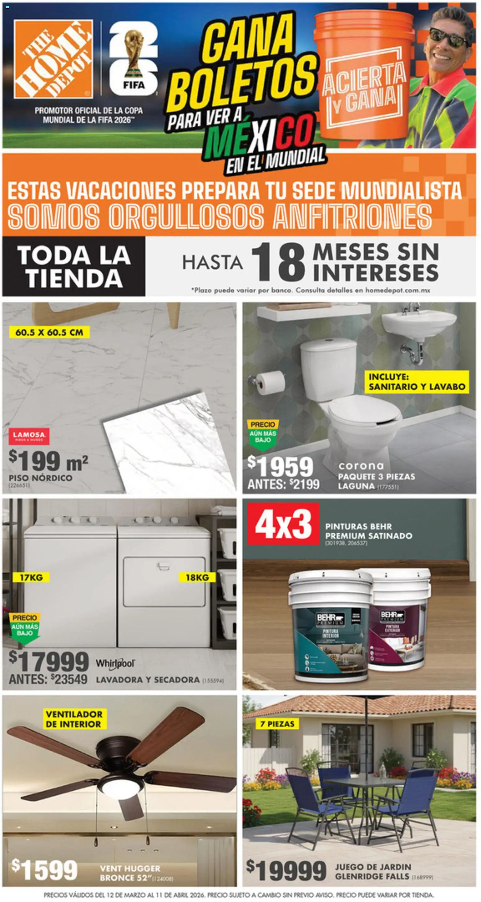 Home Depot catálogo - página 1- válido desde 12/03/2026