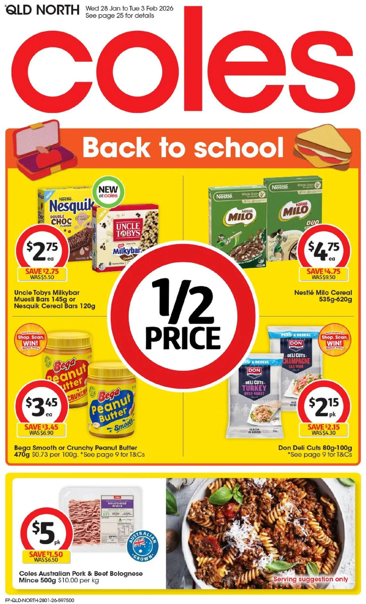 Coles Catalogue QLD North - page 1- valid from 28/01/2026