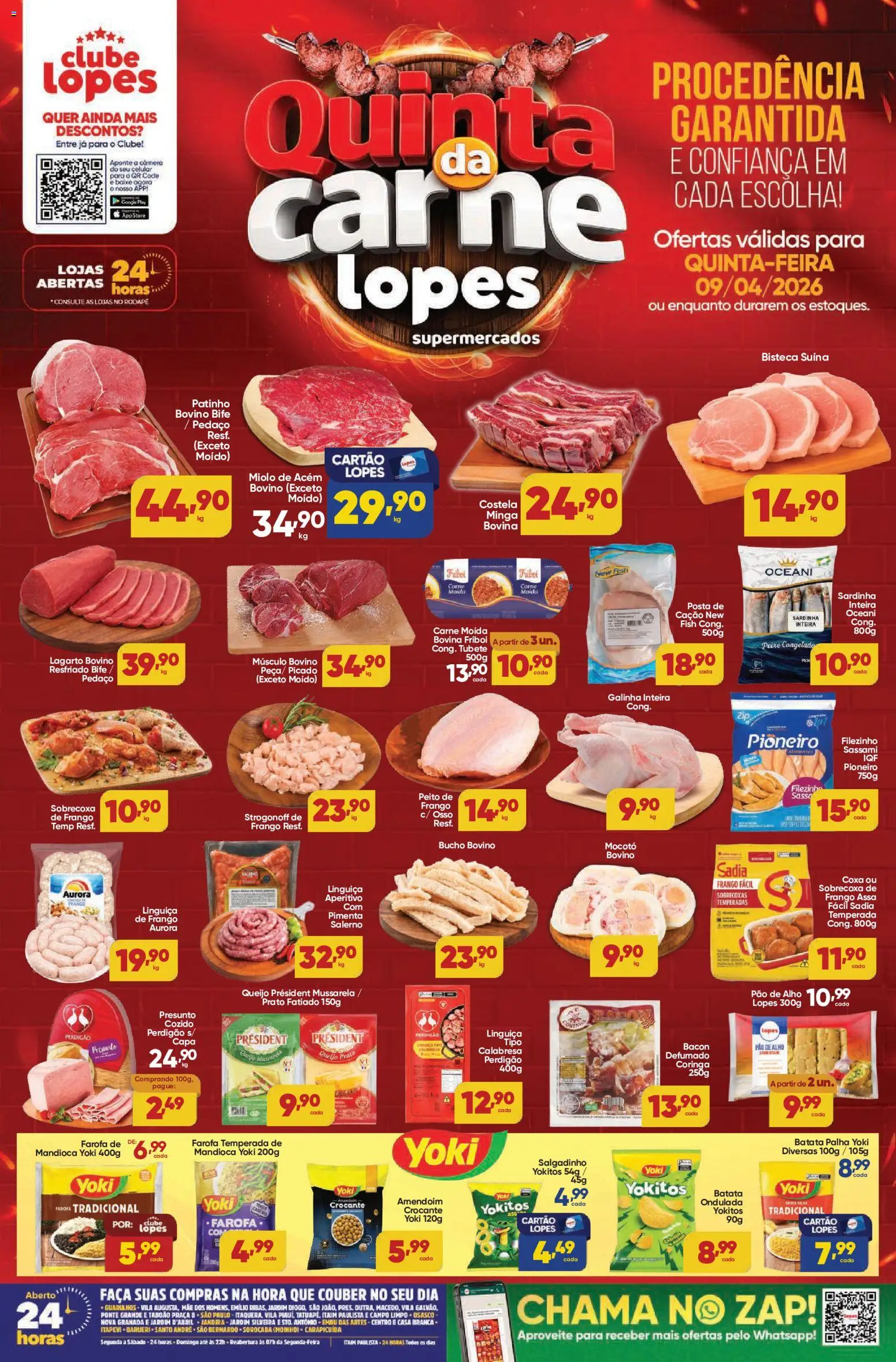 Lopes Supermercados - Ofertas da semana - página 1- válido a partir de 09/04/2026
