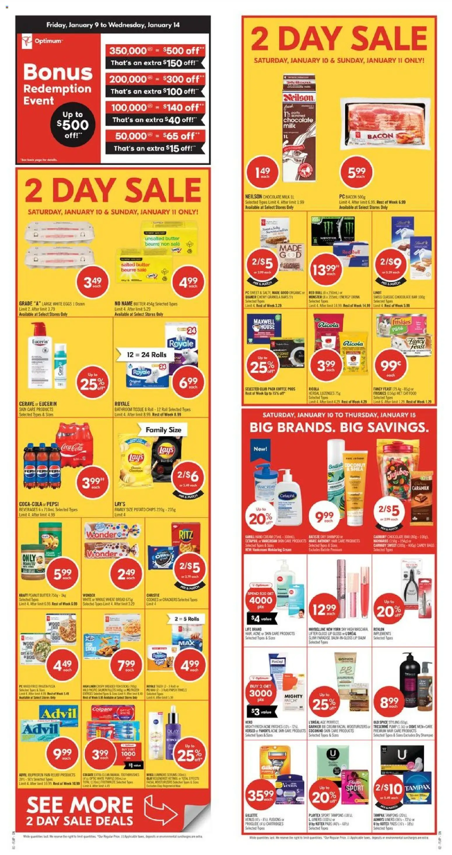 Shoppers weekly flyer / circulaire - page 1- valid from Jan 9, 2026