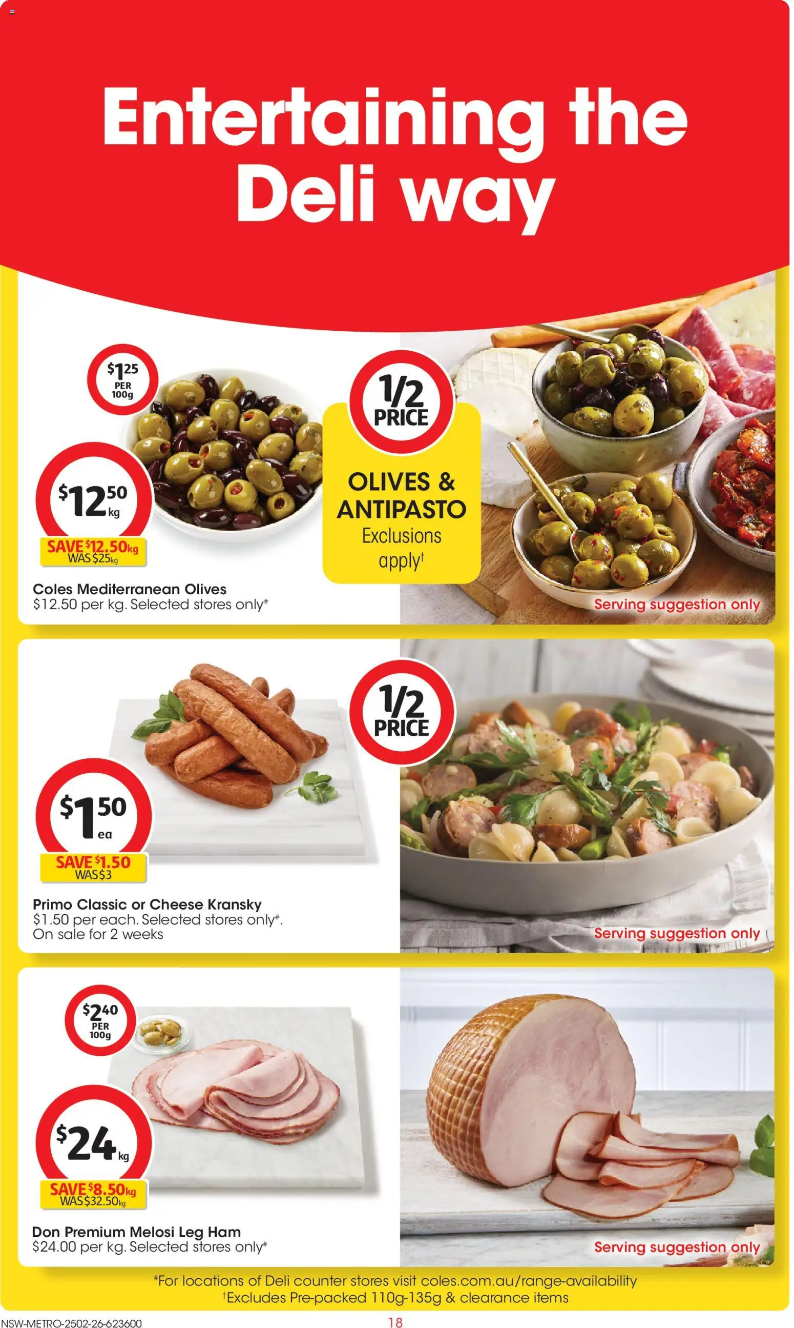 Coles Catalogue  - page 18- valid from 25/02/2026
