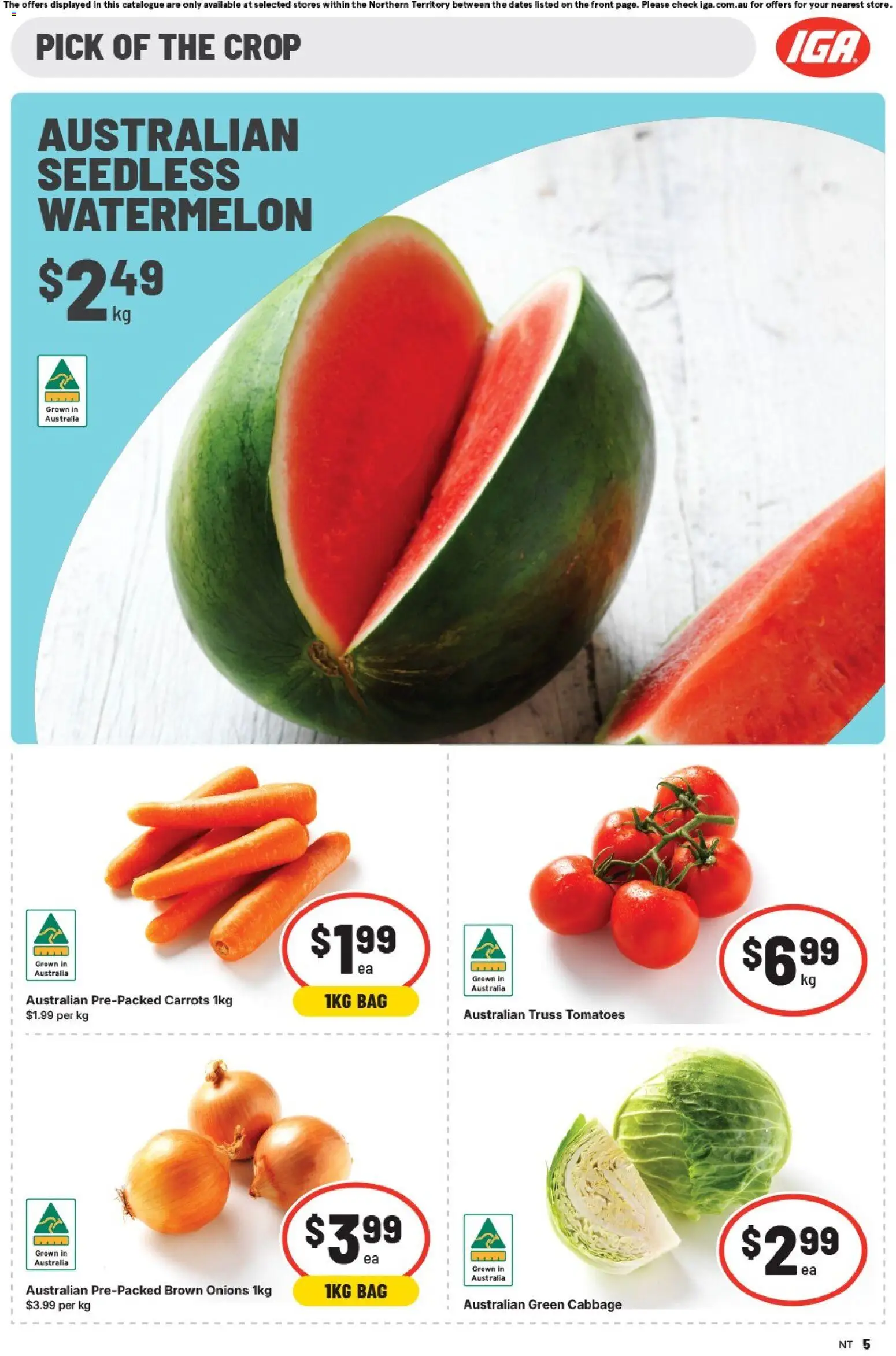 IGA Catalogue NT - page 5- valid from 14/01/2026
