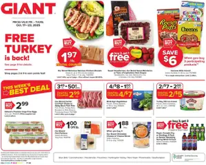 Preview Giant Weekly Ad valid from 10/17/2025