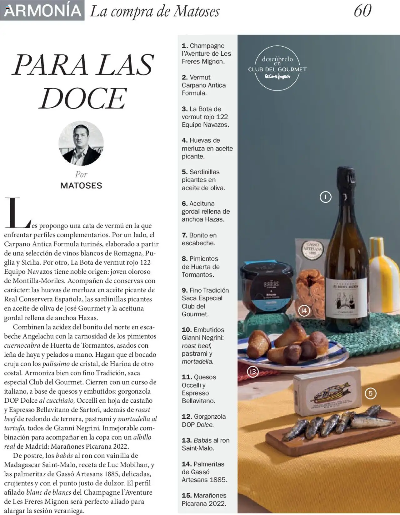 El Corte Inglés Gourmet Magazin - página 60- válido desde 27/06/2025