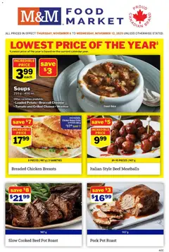 Preview M&M Food Market weekly flyer / circulaire valid from Nov 6, 2025
