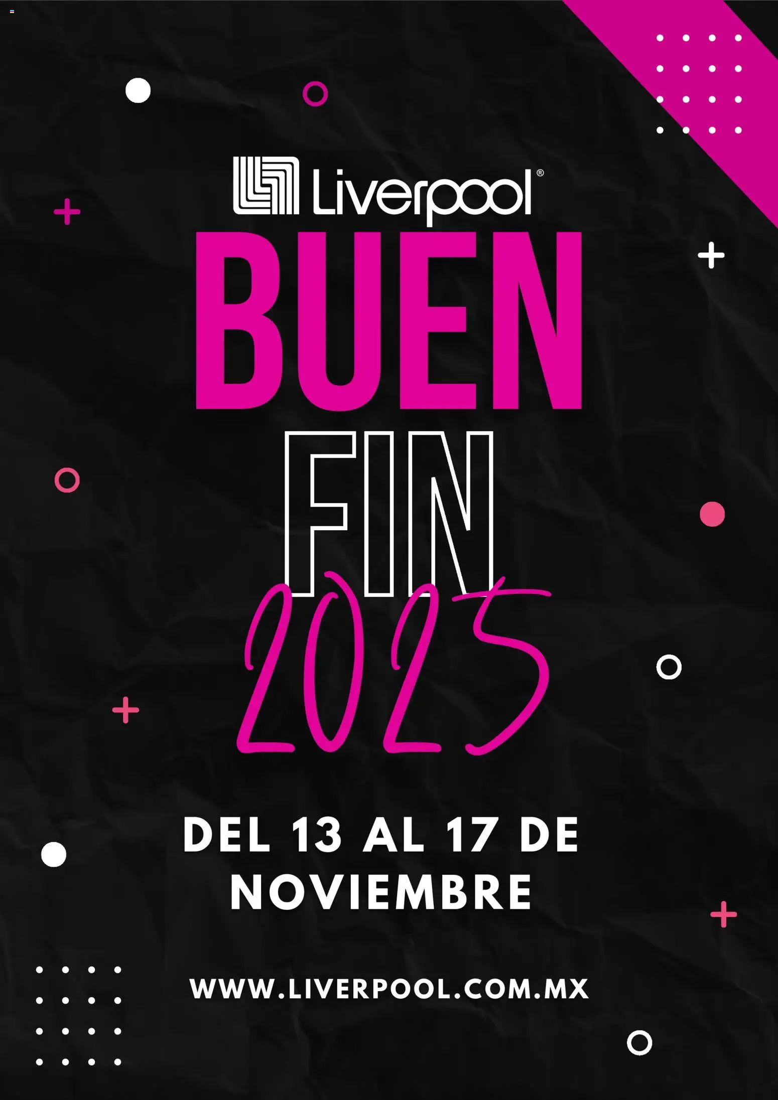 Liverpool Buen Fin aviso - página 1- válido desde 24/10/2025