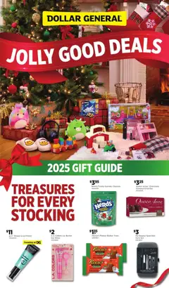 Preview Dollar General Gift Guide valid from 10/19/2025
