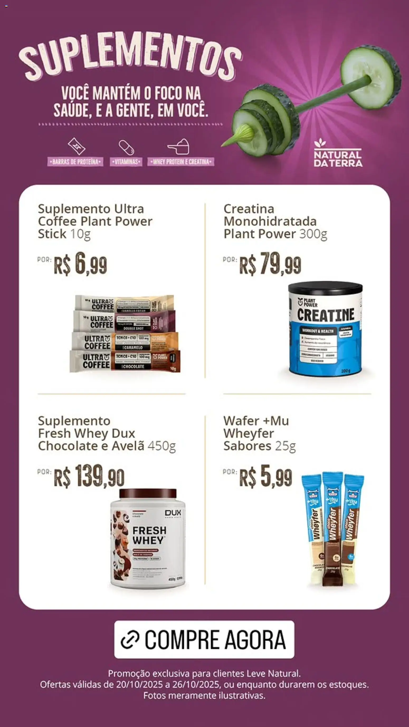 Natural da Terra - Ofertas Suplementos - página 1- válido a partir de 20/10/2025
