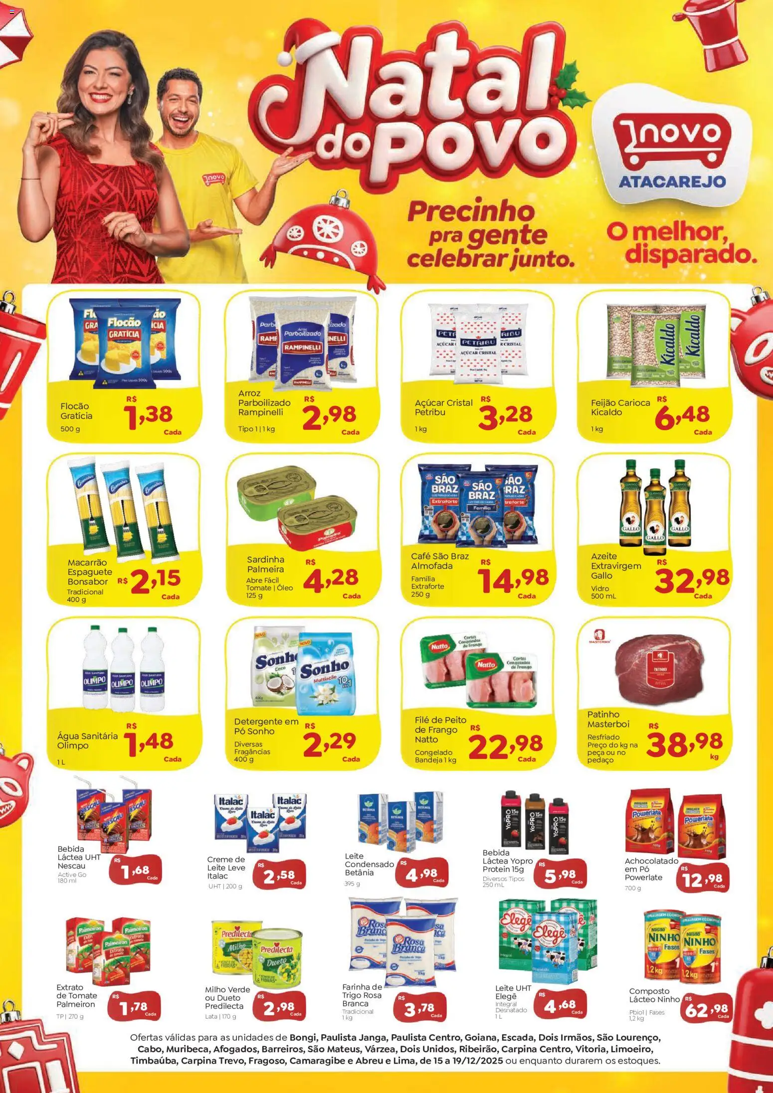 Novo Atacarejo - Ofertas da semana  - página 1- válido a partir de 15/12/2025

