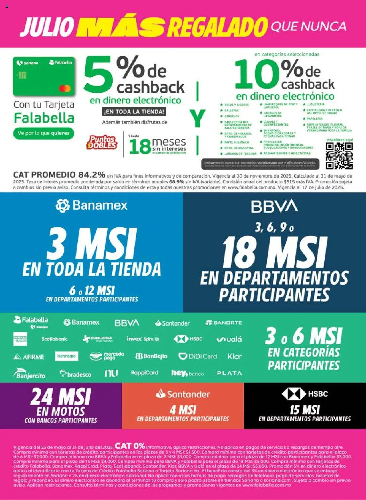 Soriana - Julio Regalado Híper Nacional - página 26- válido desde 11/07/2025