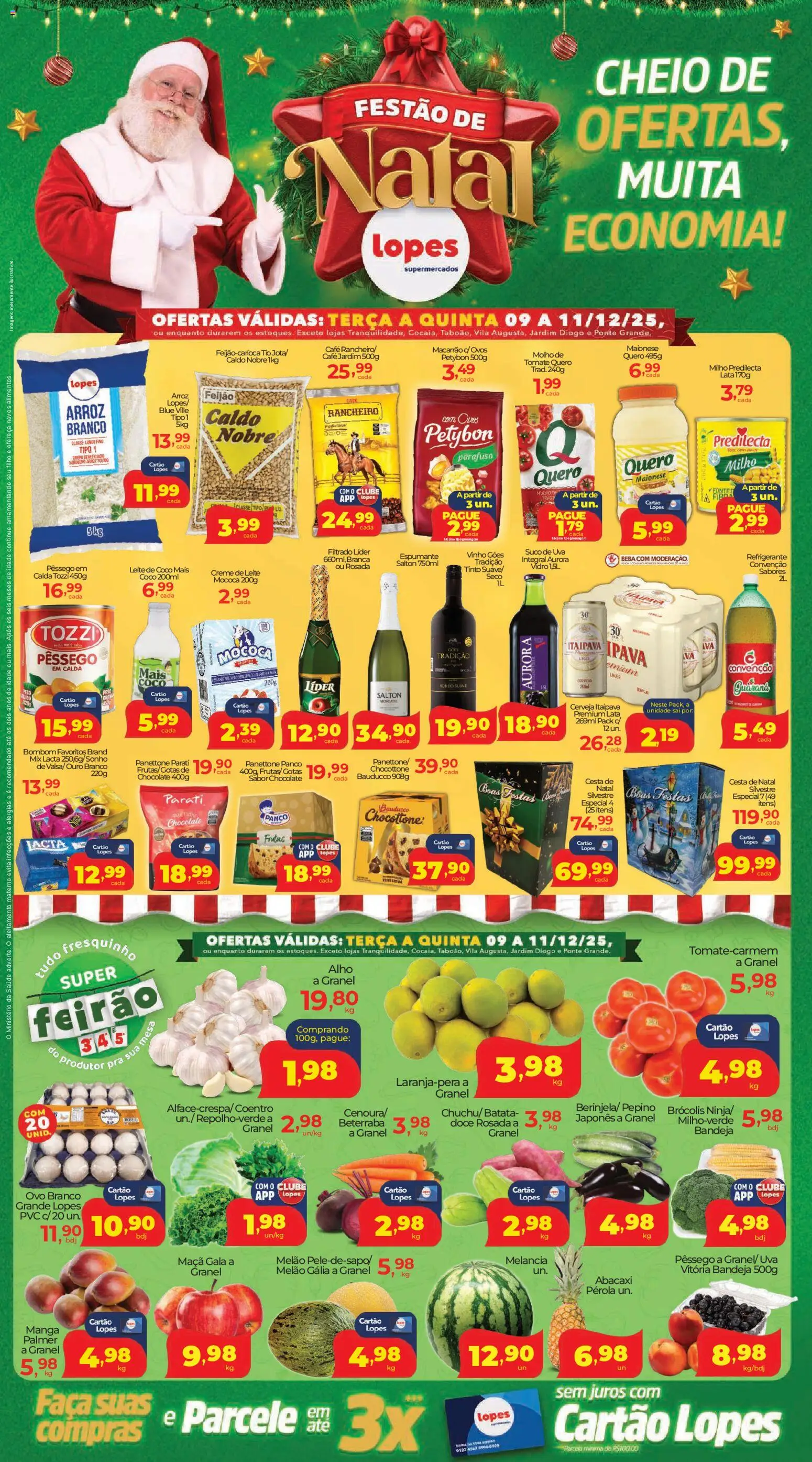 Lopes Supermercados - Ofertas da semana - página 1- válido a partir de 09/12/2025
