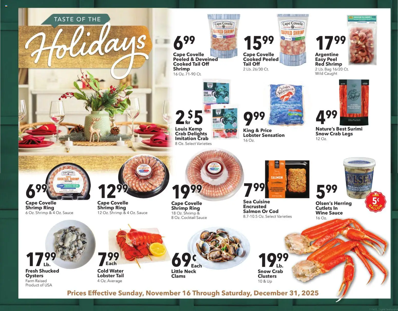 Coborn's Taste of the Holidays - page 1- valid from 11/16/2025