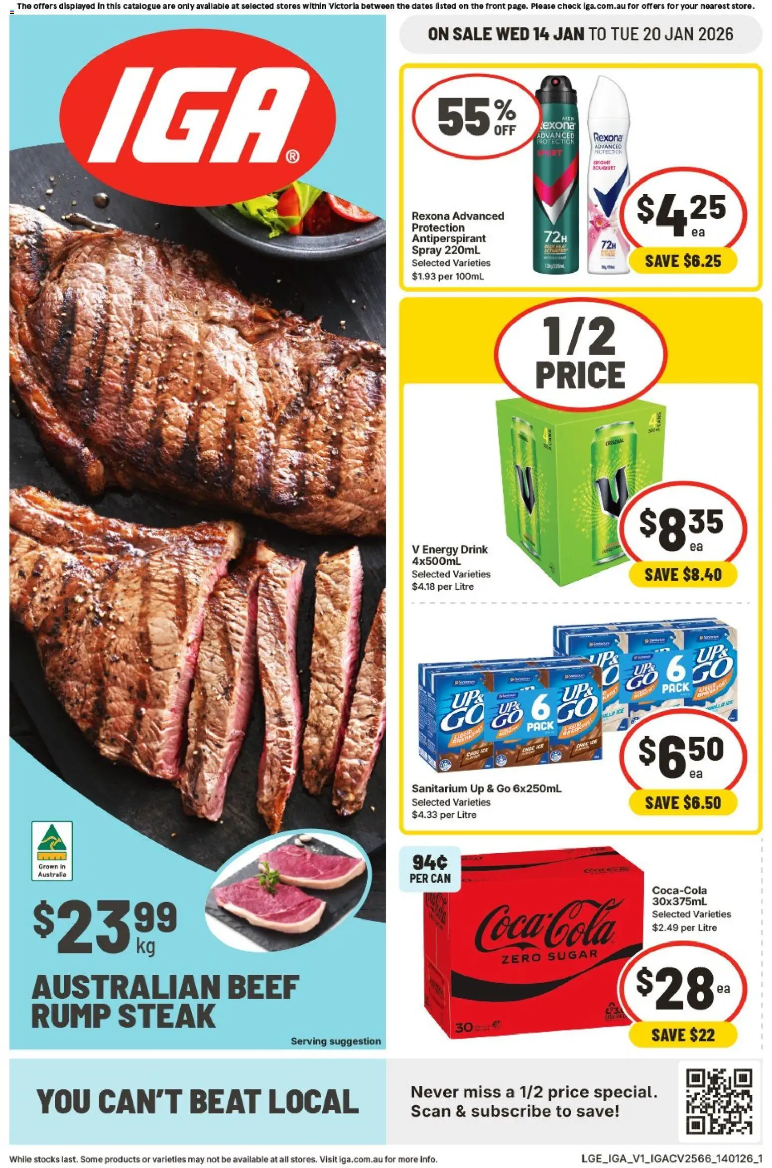 IGA  Catalogue  - page 1- valid from 14/01/2026