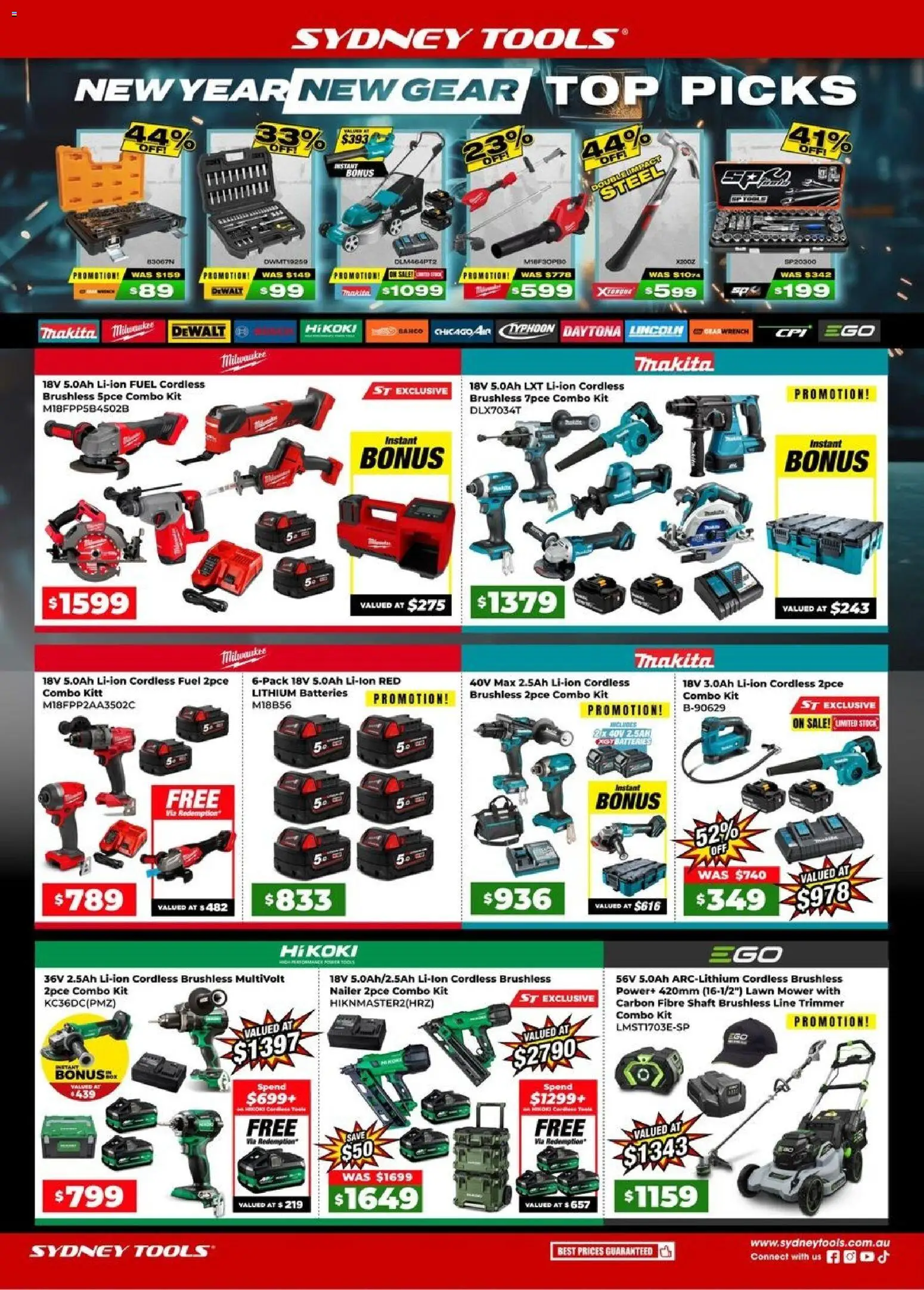 Sydney Tools Catalogue - page 1- valid from 02/01/2026