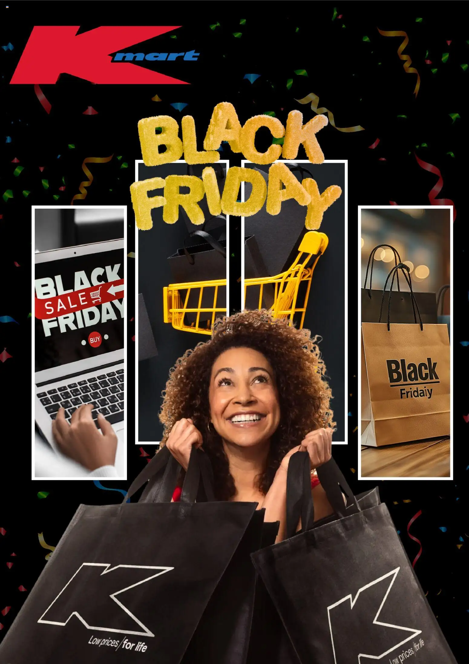 Kmart Black Friday  - page 1- valid from 27/11/2025