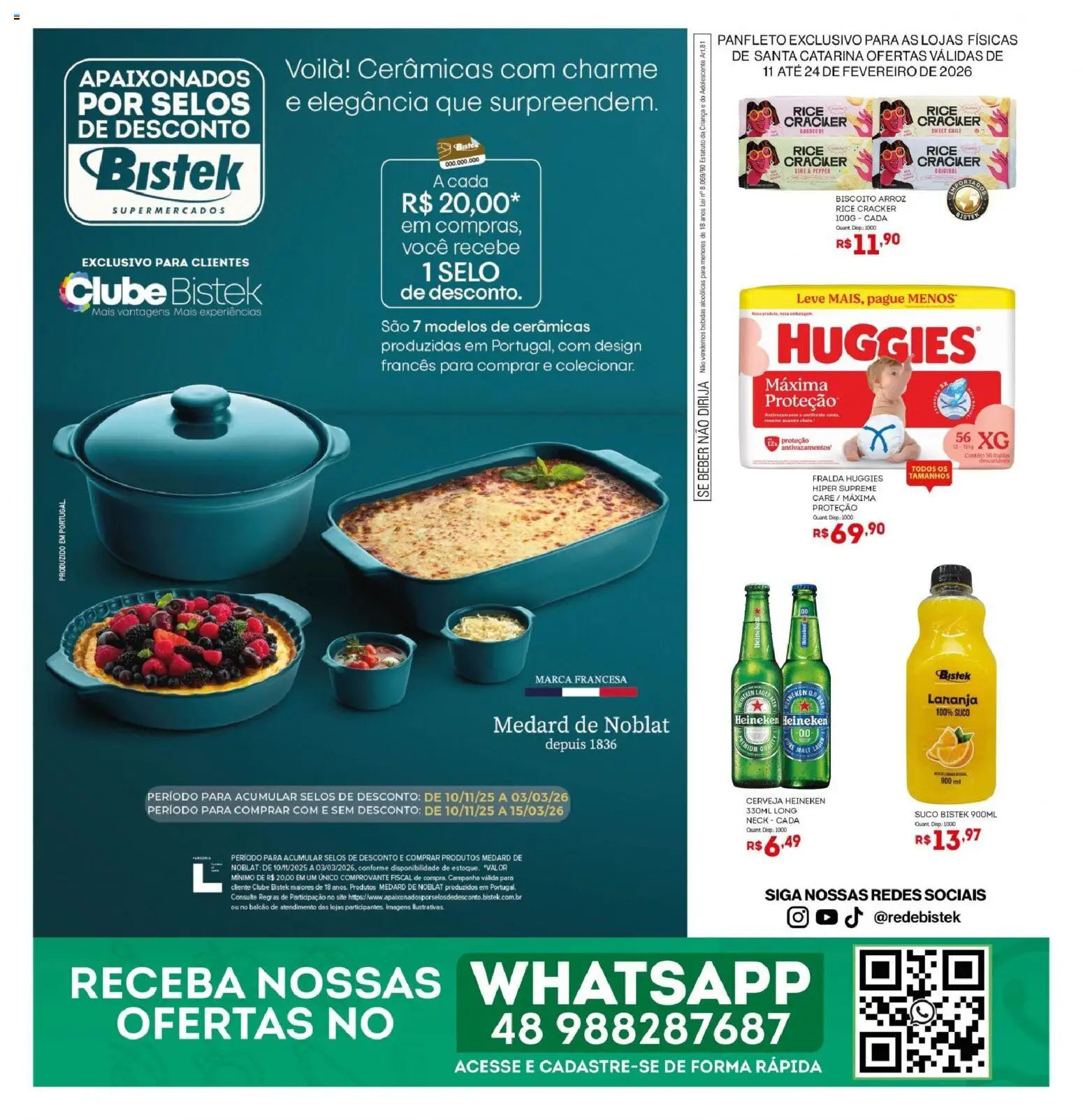 Bistek Supermercados - Ofertas Quinzenal - página 1- válido a partir de 11/02/2026
