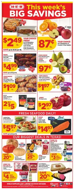 Preview H-E-B Weekly Ad valid from 09/17/2025