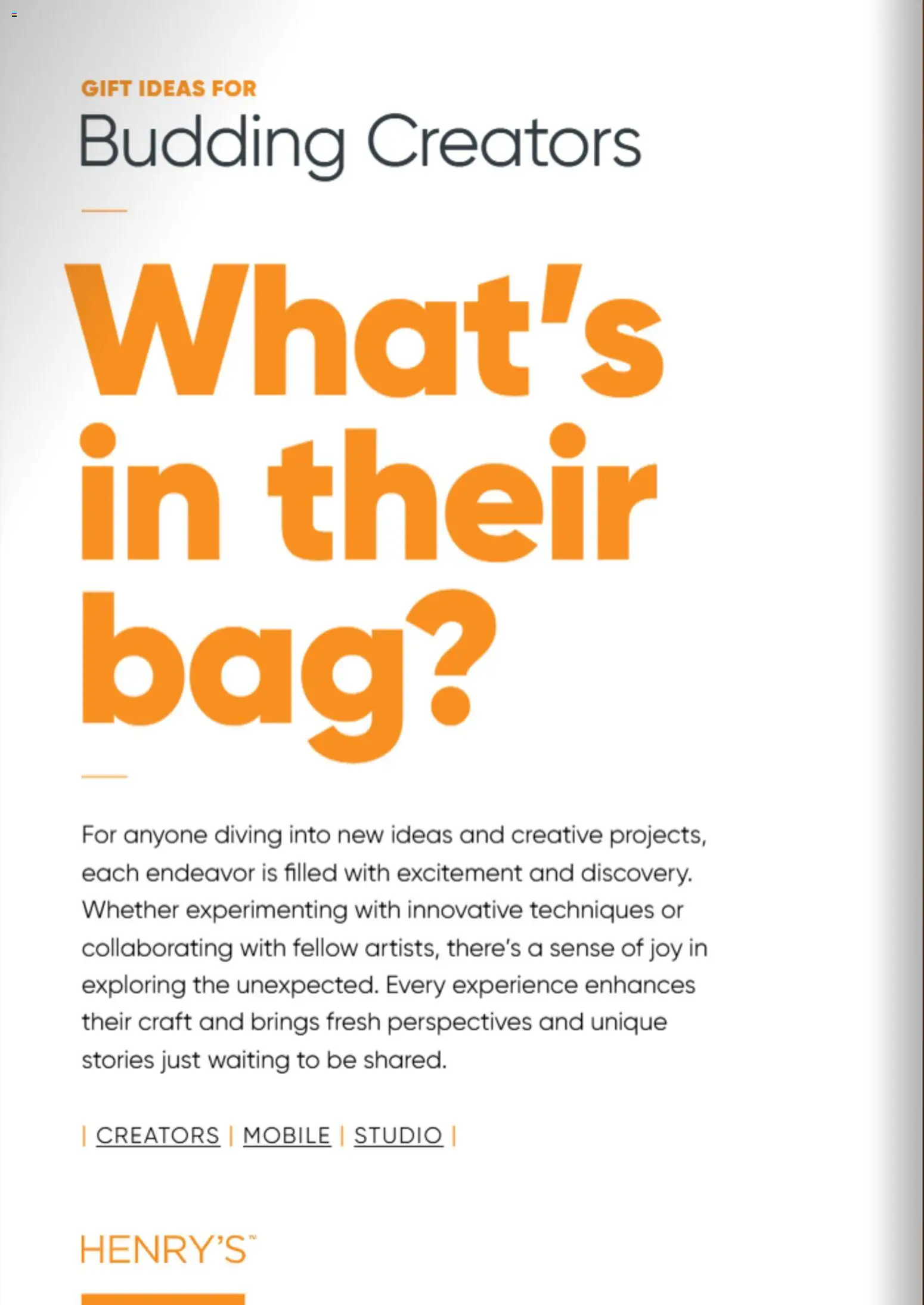 Henry's flyer / circulaire - page 16- valid from Nov 1, 2025