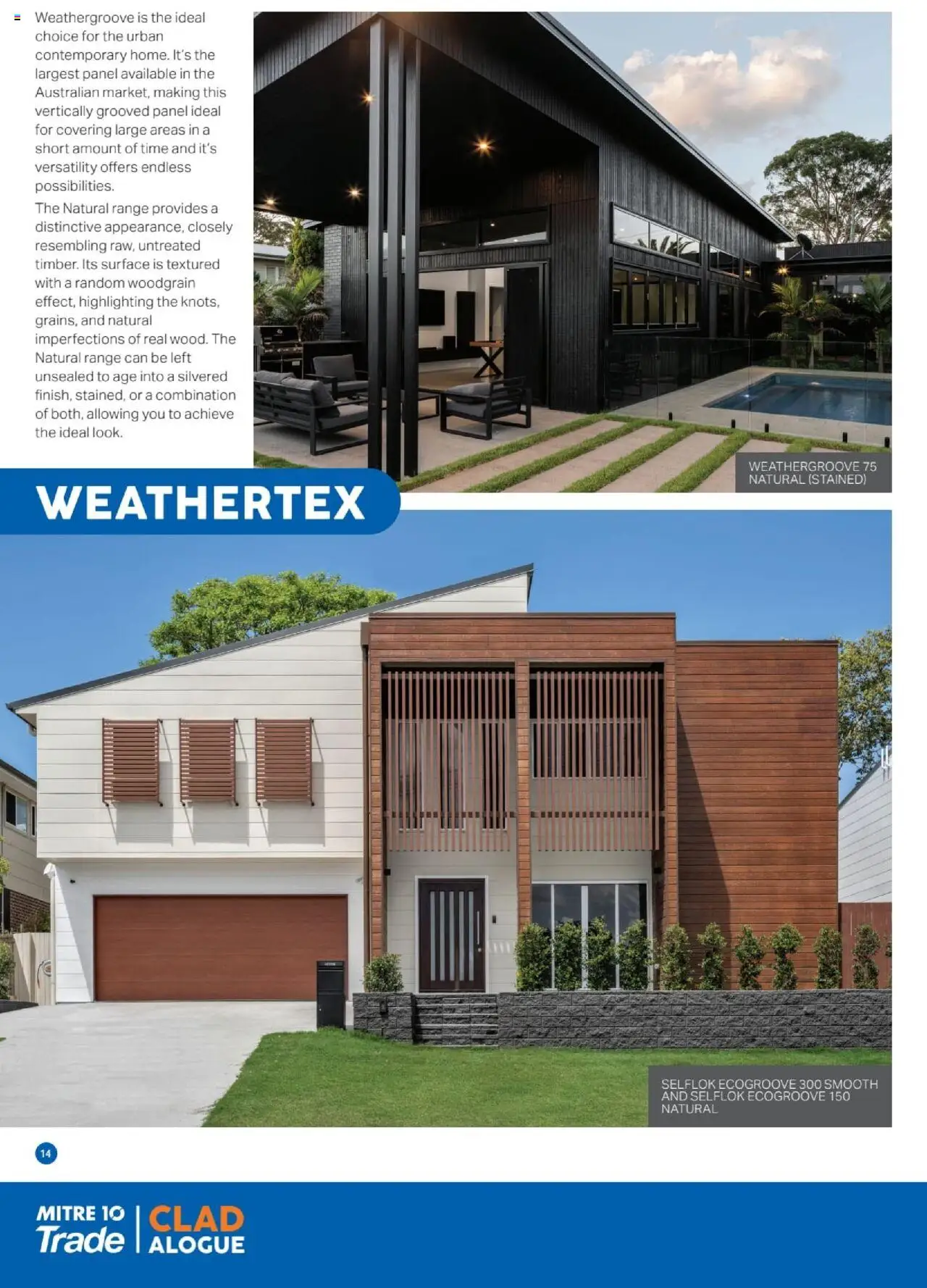 Mitre 10 - Cladalogue E-Selection Guide 2025 - page 14- valid from 27/06/2025