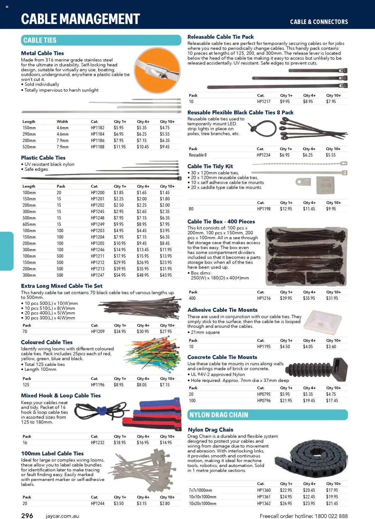 Jaycar Engineering & Scientific Catalogue 2025/2026  - page 296- valid from 09/07/2025