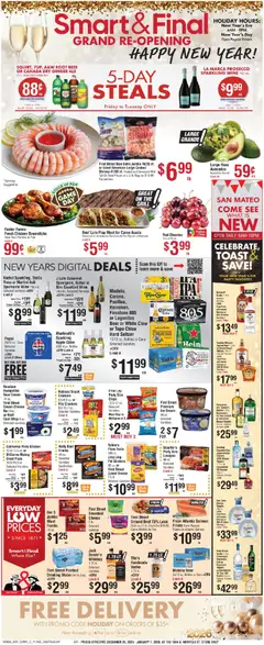 Preview Smart & Final Weekly Ad valid from 12/26/2025