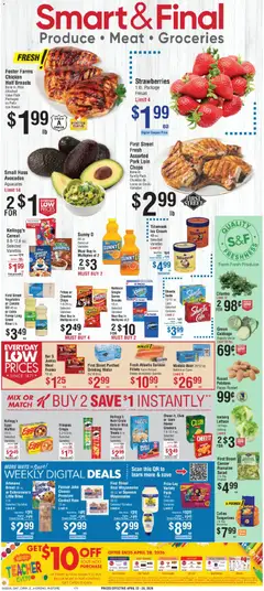 Preview Smart & Final Weekly Ad valid from 04/22/2026