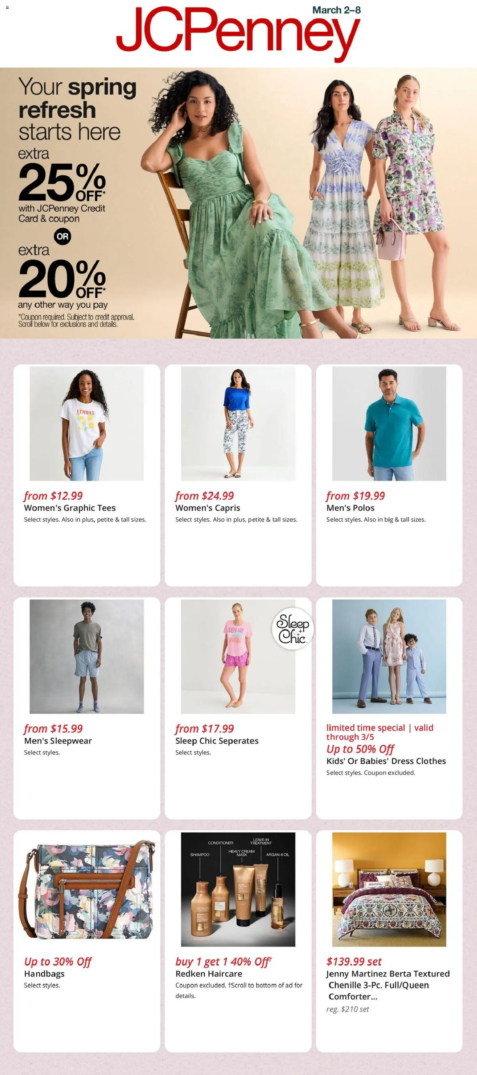 JCPenney Weekly Ad - page 1- valid from 03/02/2026