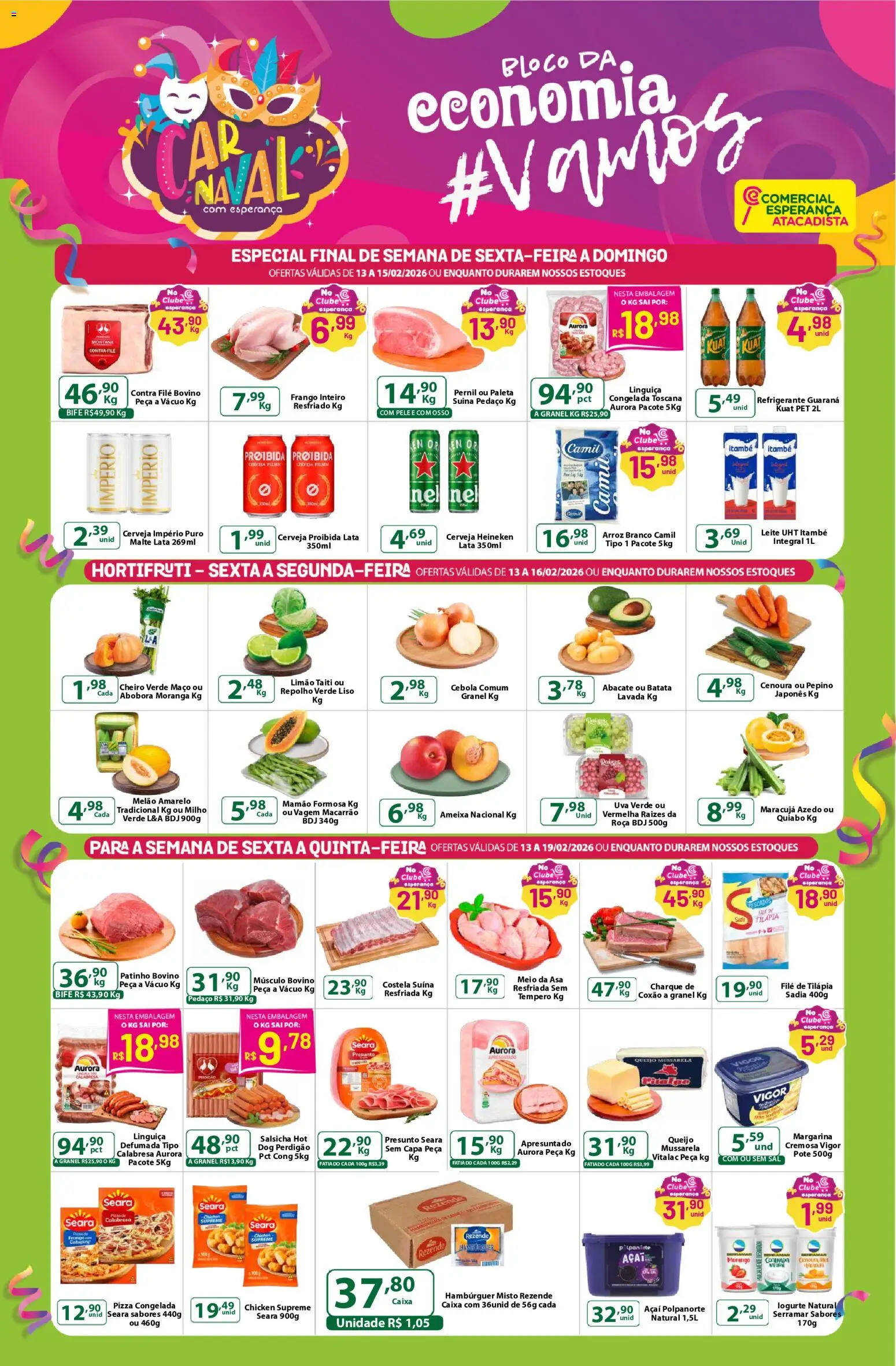 Comercial Esperança - Ofertas da semana  - página 1- válido a partir de 13/02/2026
