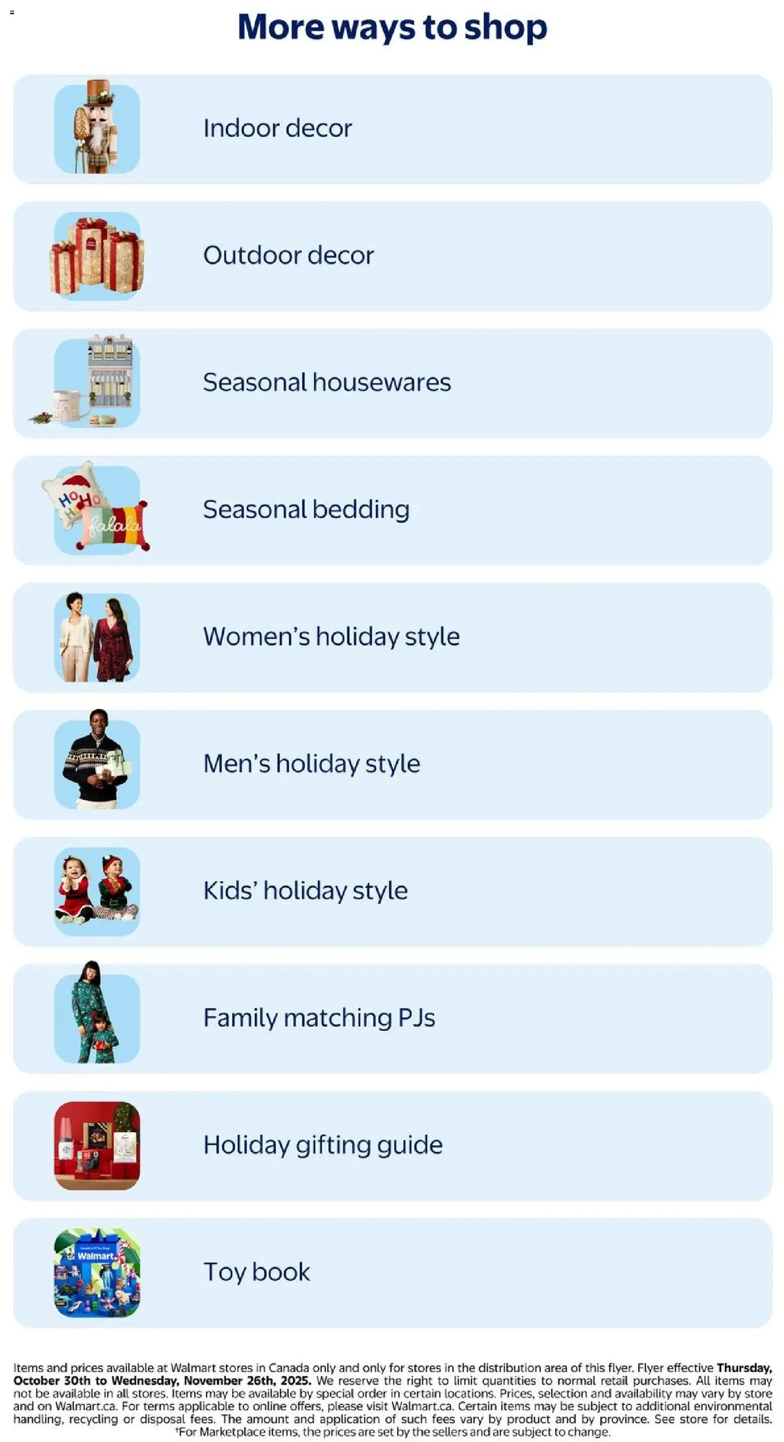 Walmart - Celebrate in style - page 23- valid from Oct 30, 2025