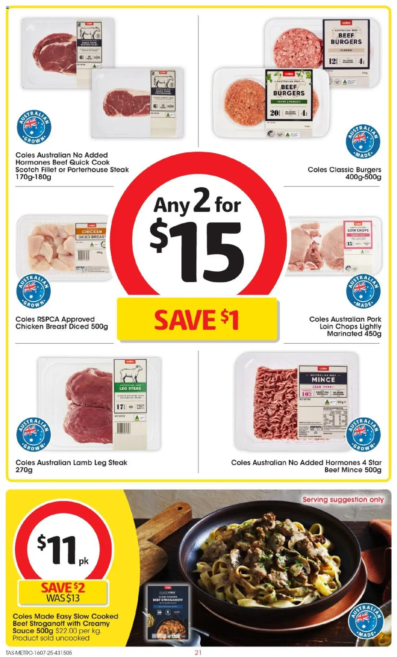 Coles Catalogue TAS - page 21- valid from 16/07/2025