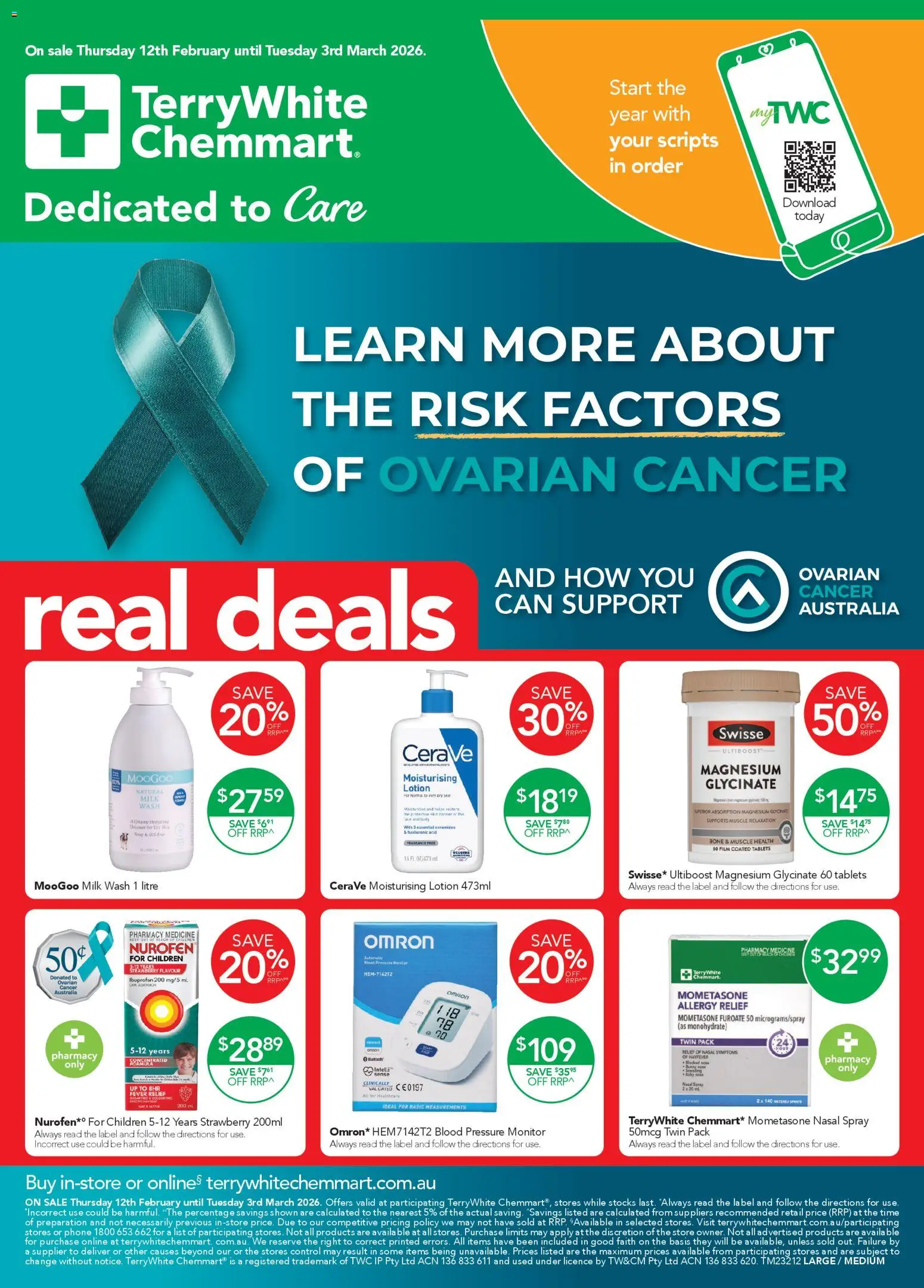 Terry White Catalogue  - page 1- valid from 12/02/2026