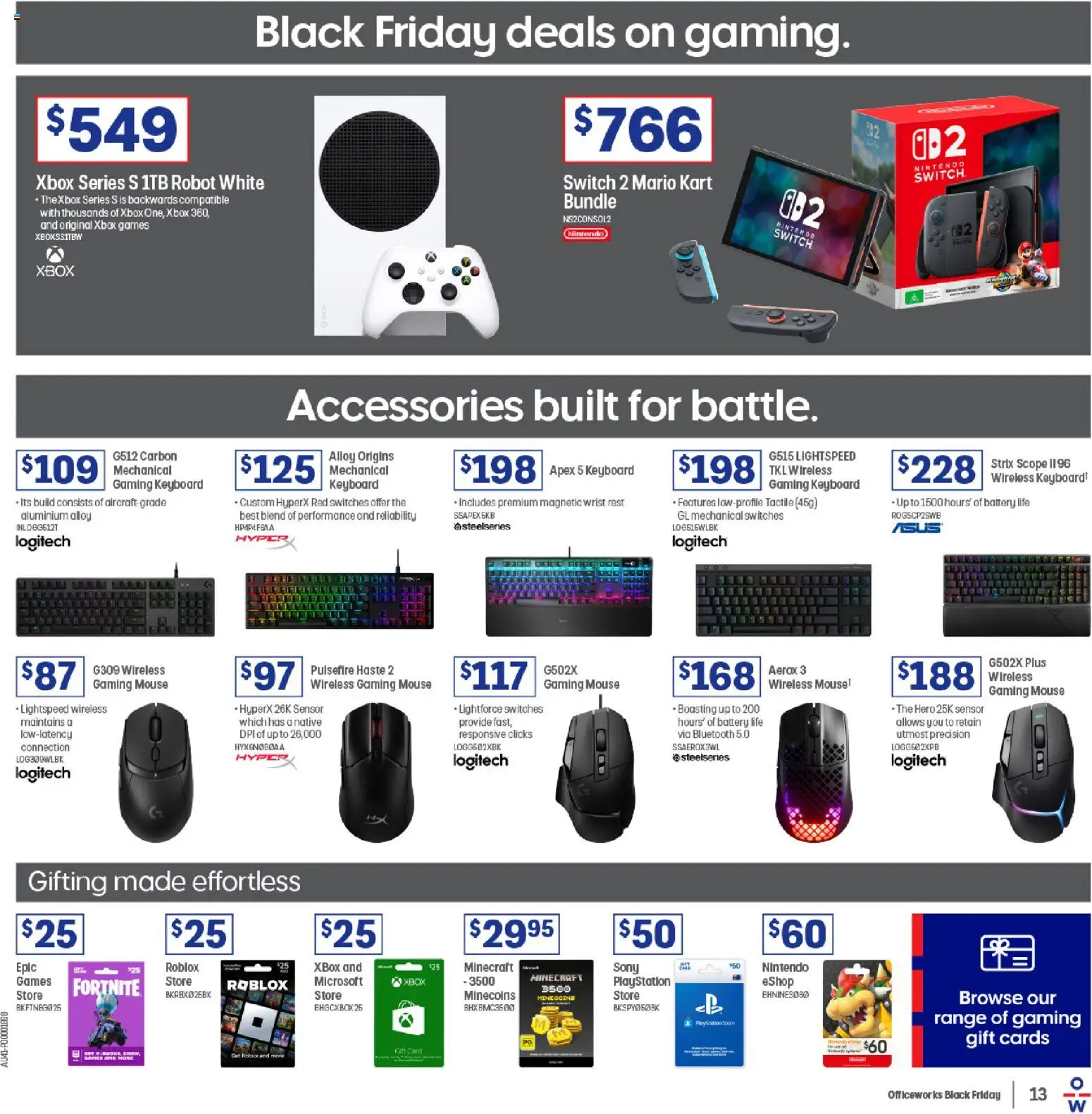 Officeworks Black Friday - page 13- valid from 17/11/2025