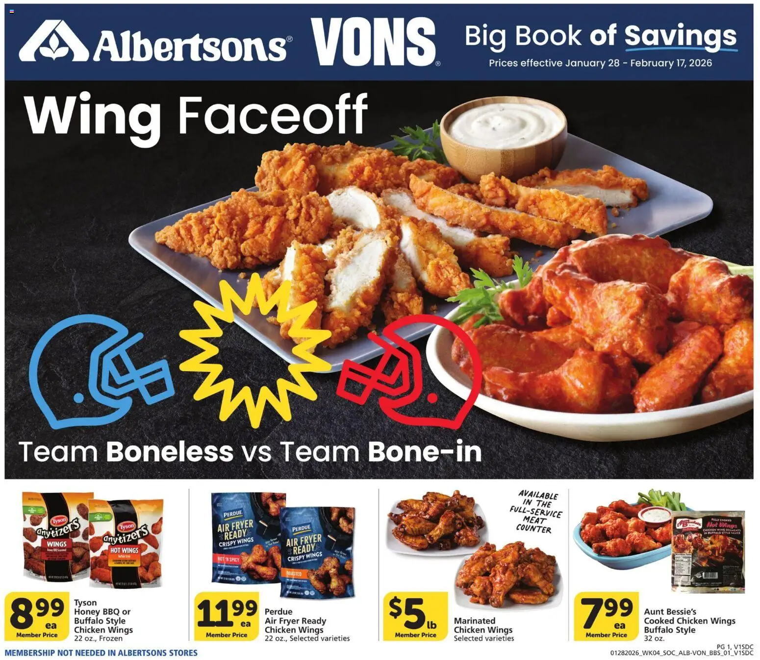 Vons Big Book of Savings - page 1- valid from 01/28/2026