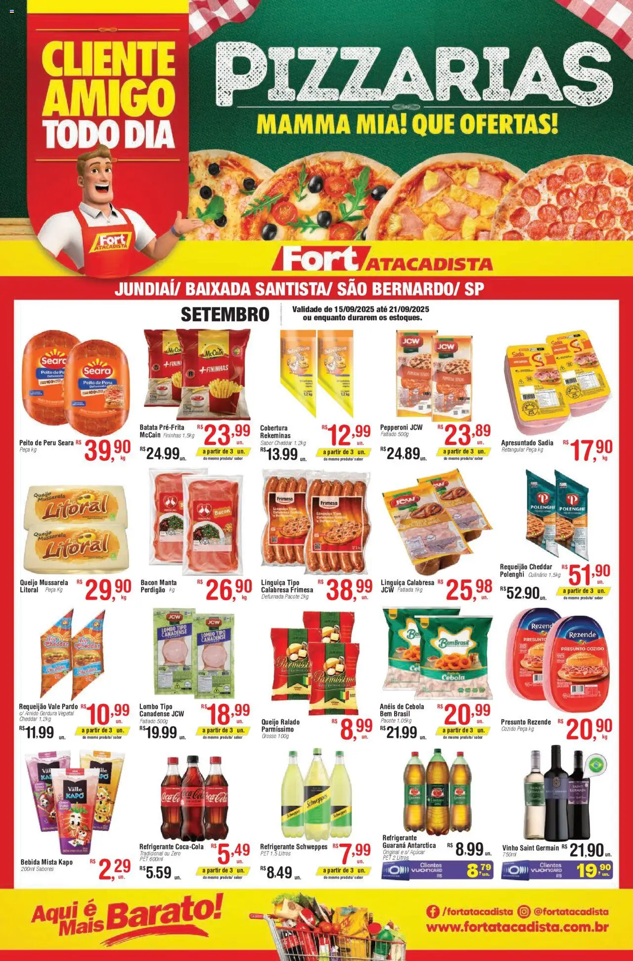 Fort Atacadista - Ofertas Pizzarias - página 1- válido a partir de 15/09/2025
